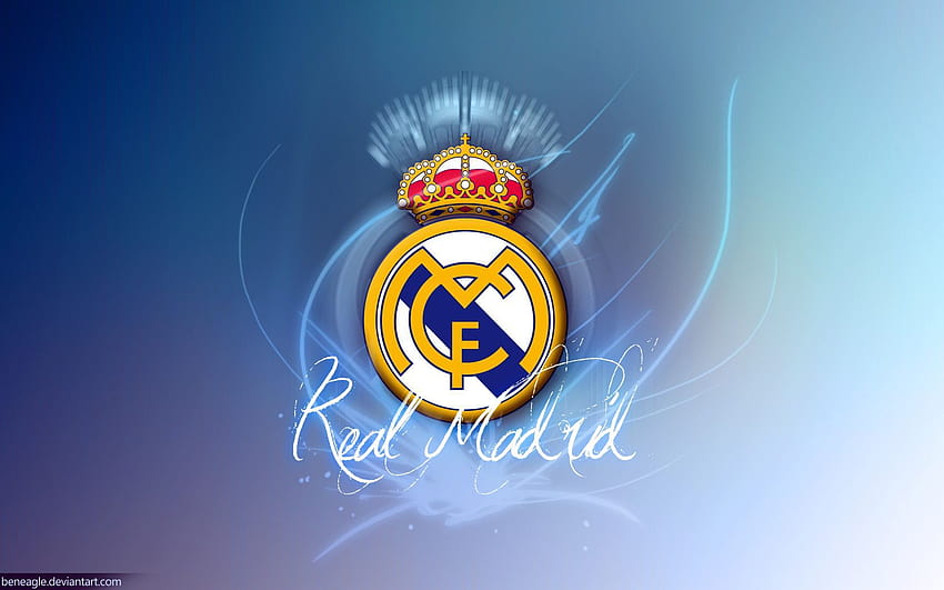 real madrid logo 2020 HD wallpaper