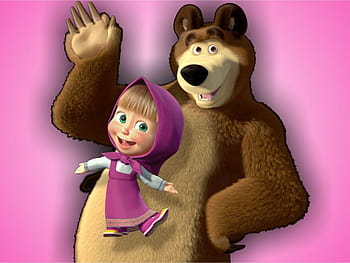 Masha And The Bear posted by Christopher Cunningham HD wallpaper | Pxfuel