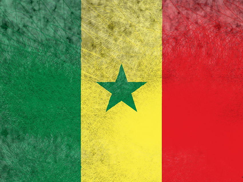 Flagge des Senegal, Senegal-Flagge HD-Hintergrundbild