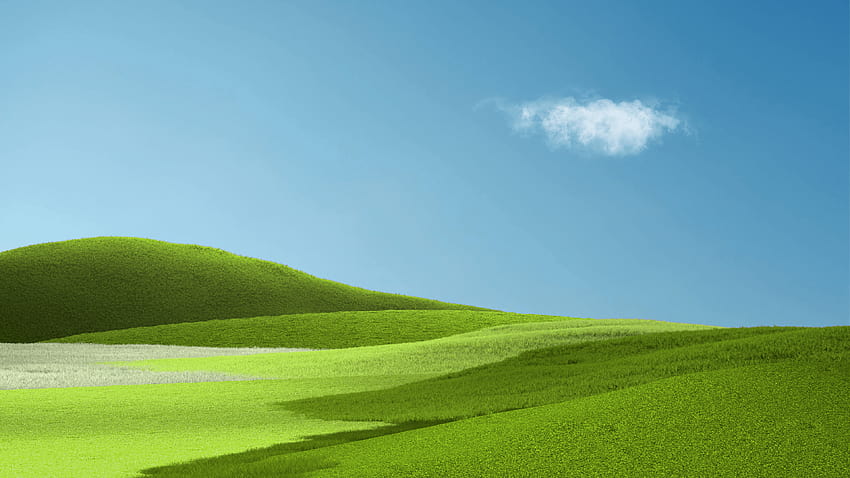 Aesthetic , Landscape, Grass field, Green Grass, Clear sky, Nature, aesthetic scenery HD wallpaper