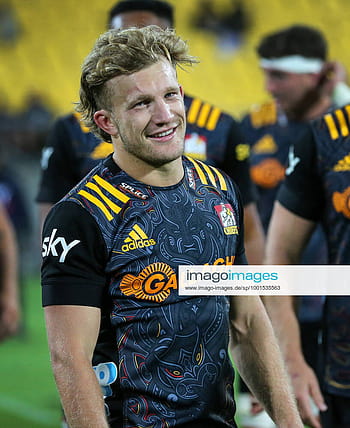 A happy Chiefs Damian McKenzie Super Rugby Aotearoa Hurricanes v