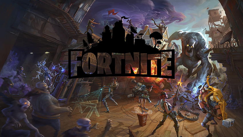 Fortnite Game Art หน้าจอการโหลดของ Fortnite วอลล์เปเปอร์ HD