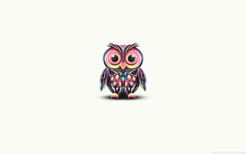 Cute Owl Illustration ❤ for Ultra TV, owl cute HD wallpaper