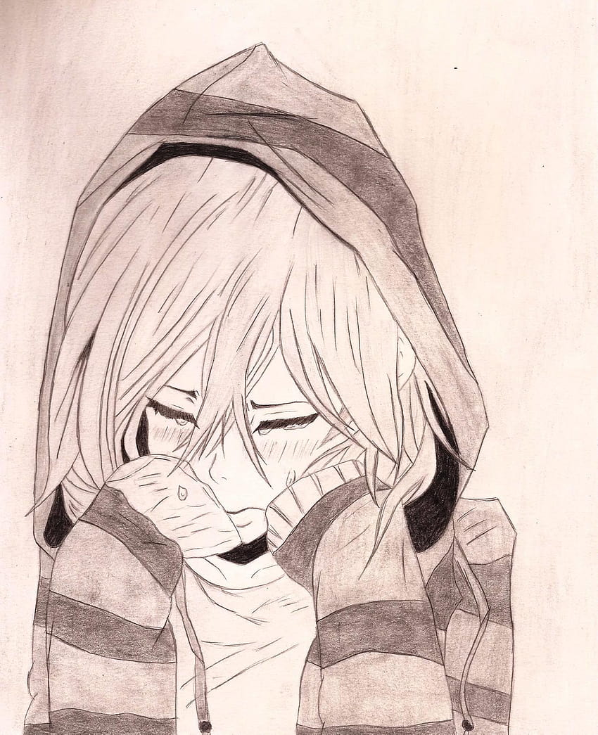 Sad Anime Boy Drawing by timmy228 - DragoArt