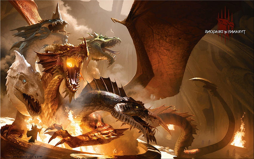 dragon, Donjons Et Dragons, Ouvrages D'art, Art Fantastique, Tiamat, donjons dragons Fond d'écran HD