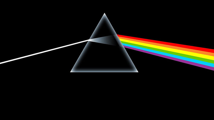 Pink Floyd'un The Dark Side of the Moon albümünün kapak resmi HD duvar kağıdı