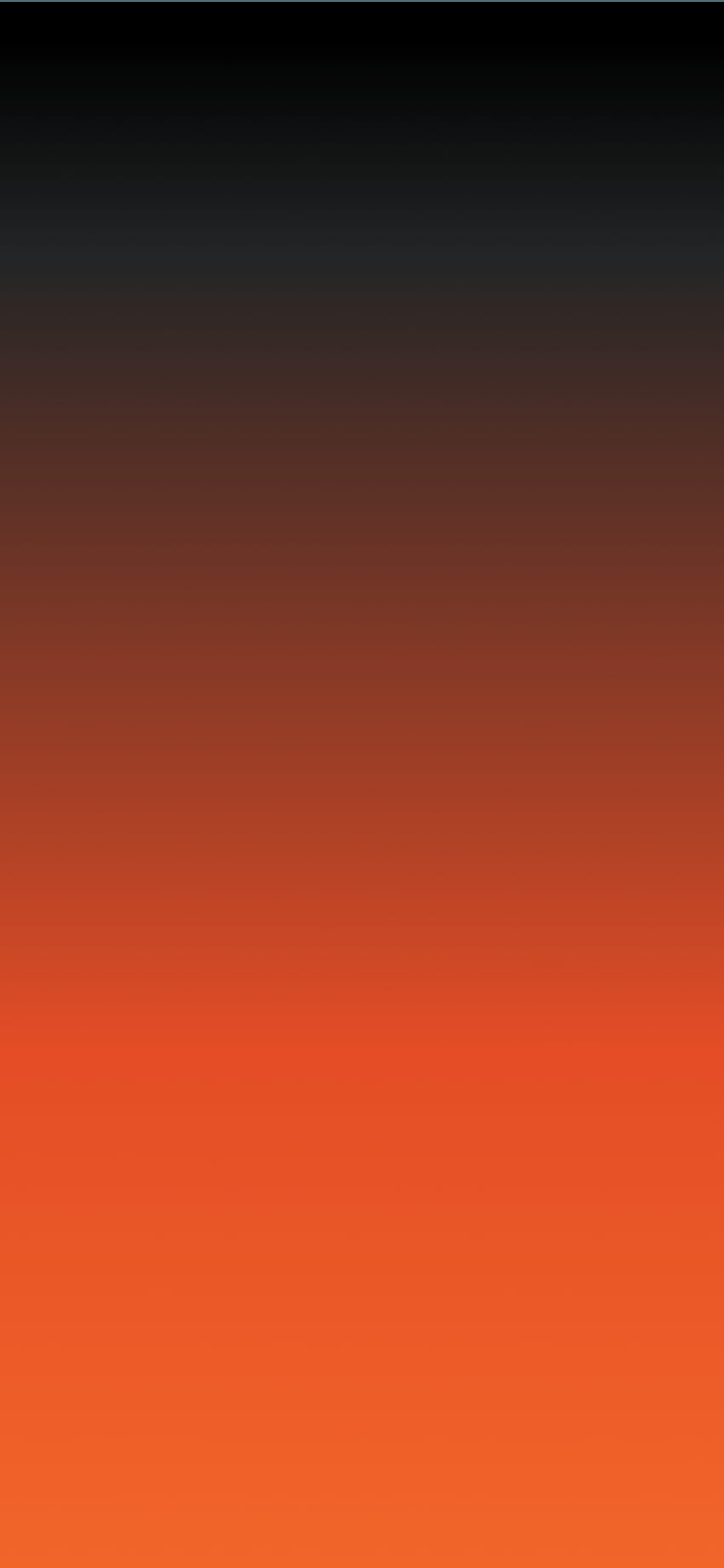 Gradiente sin muescas para iPhone X, degradado naranja y negro fondo de pantalla del teléfono