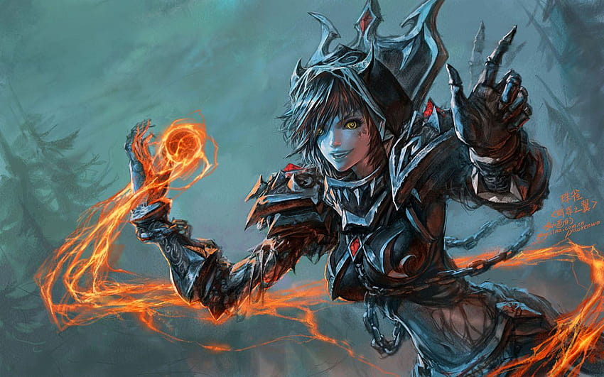 Orld of Warcraft Characters Human , Backgrounds, world of warcraft warlock HD wallpaper