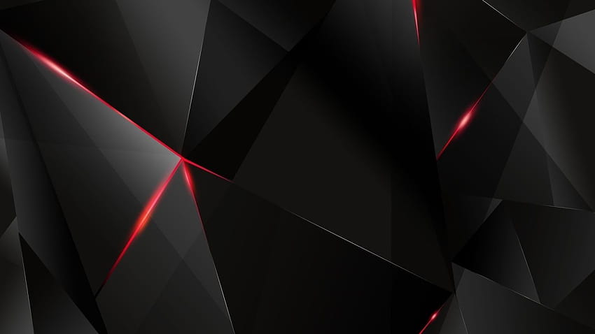 Black Geometric Shapes, dark colors shapes HD wallpaper