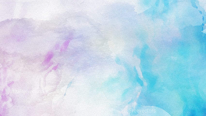 Latar Belakang Cat Air Tertekan Biru Ungu dan Putih [1280x720] untuk, Seluler & Tablet, cat air ungu Wallpaper HD
