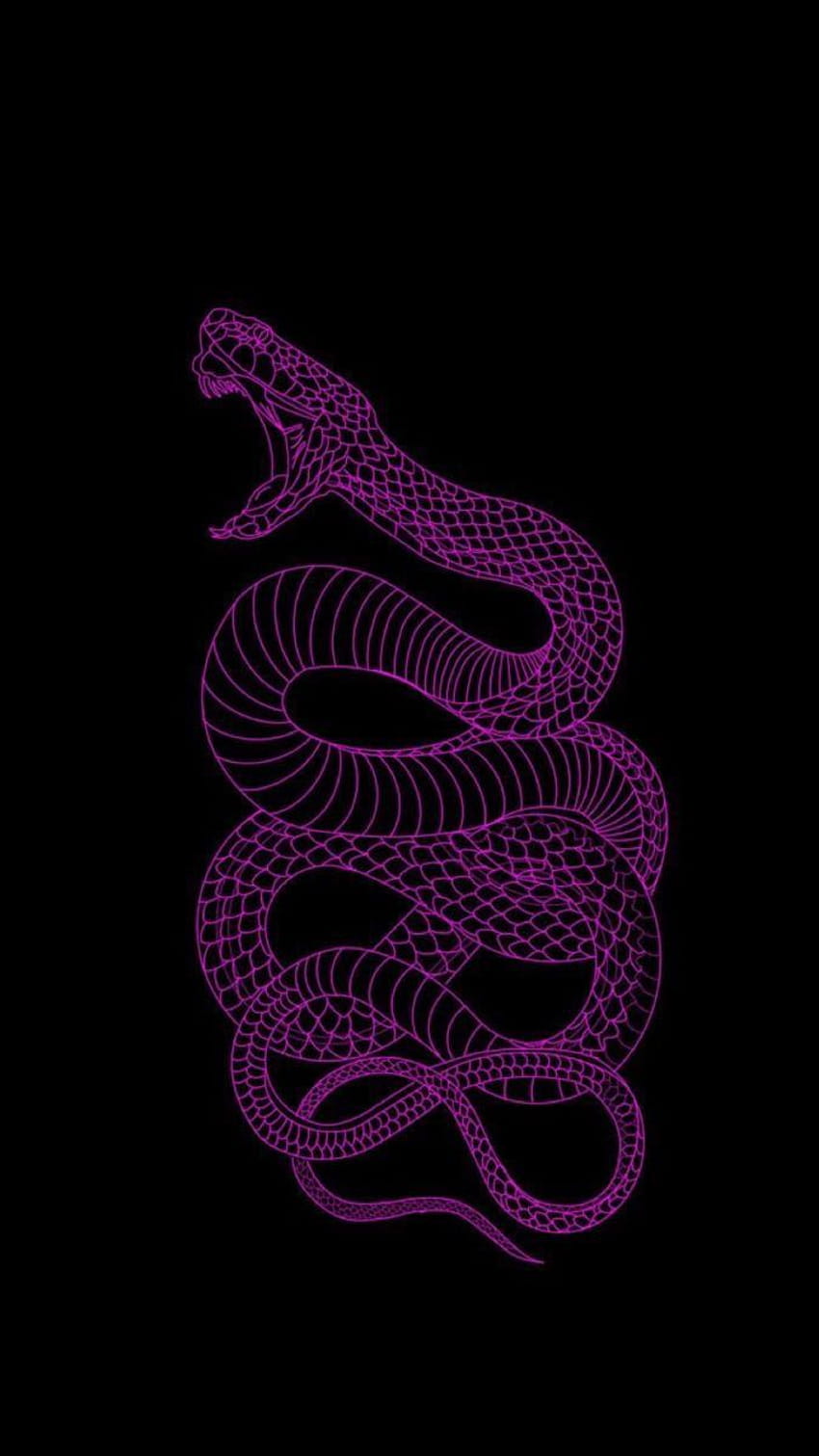Purple Snakes posted by Christopher Simpson HD phone wallpaper