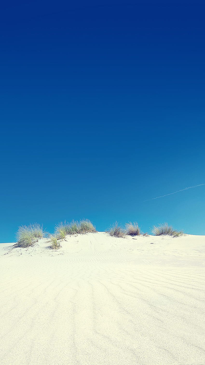 Çöl Kum Tepesi Açık Mavi Gökyüzü iPhone 6 Plus, çöl kum tepeleri HD telefon duvar kağıdı