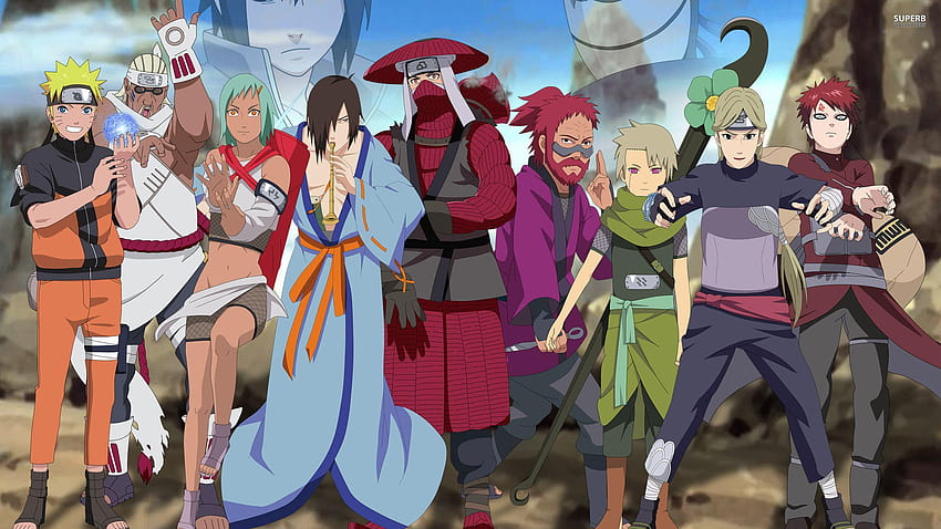 All Anime Characters, naruto shippuden all characters HD wallpaper