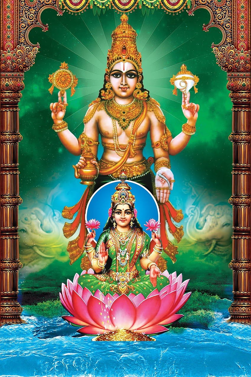 God Lakshmi Narayana HD phone wallpaper | Pxfuel