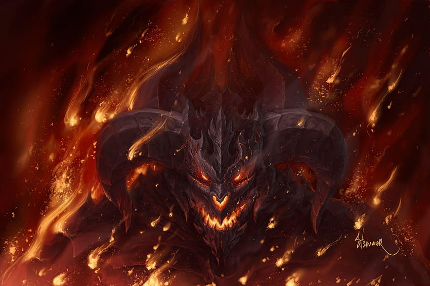 火の悪魔 « ロング、地獄の火 高画質の壁紙