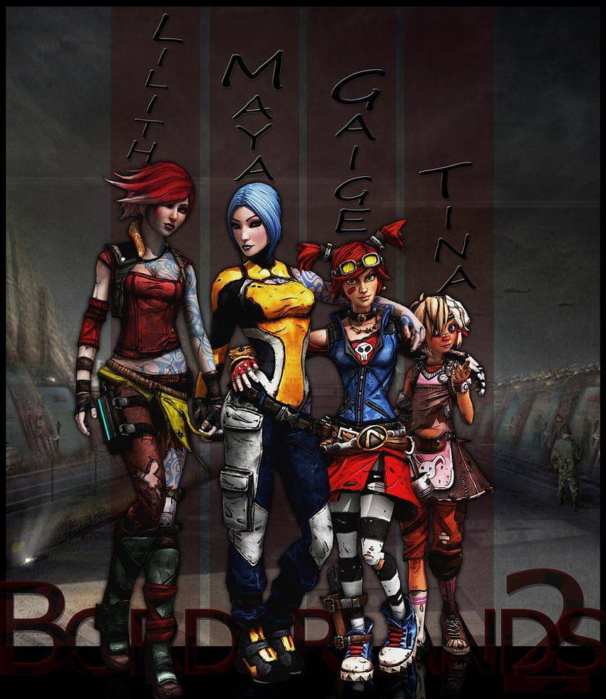 The Cast of Borderlands 2 by KSE25, lilith borderlands 2 HD phone wallpaper