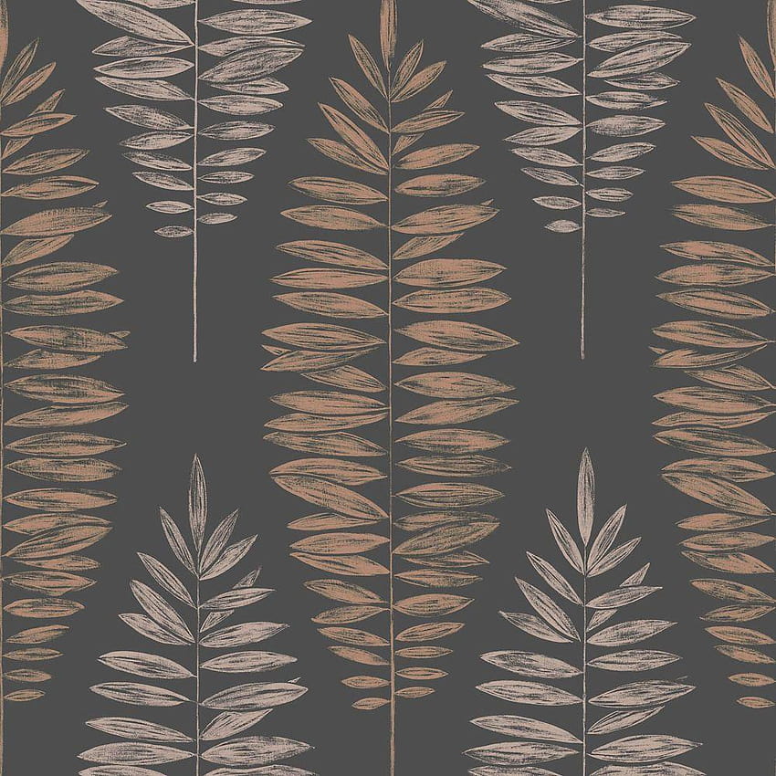 Lucia Black/Copper/Rose Gold Removable, brown aesthetic HD phone wallpaper
