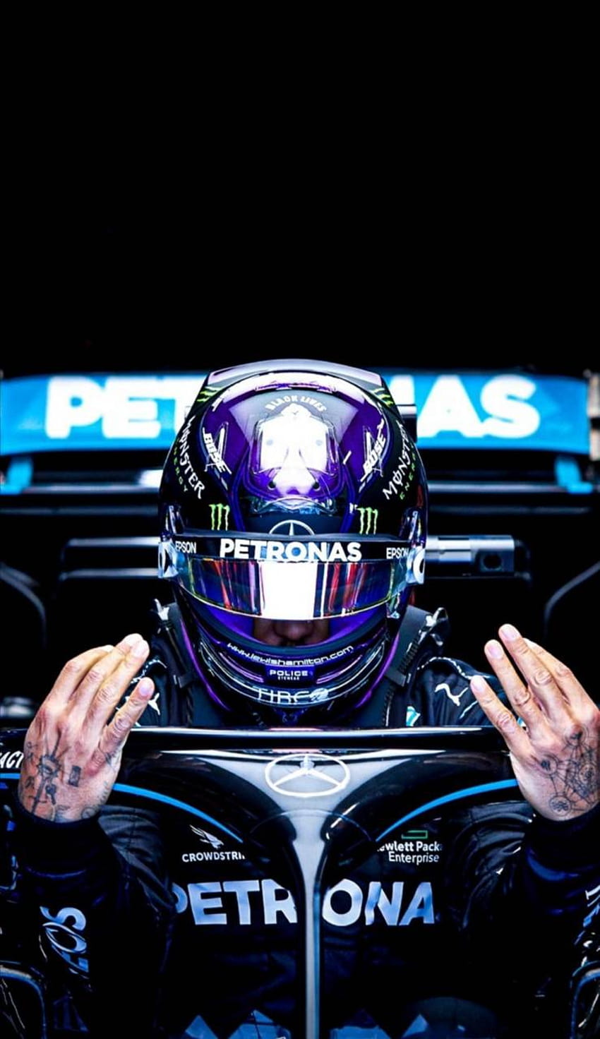 Lewis Hamilton 2020 par FormulaMiguel, hamilton 2021 Fond d'écran de téléphone HD