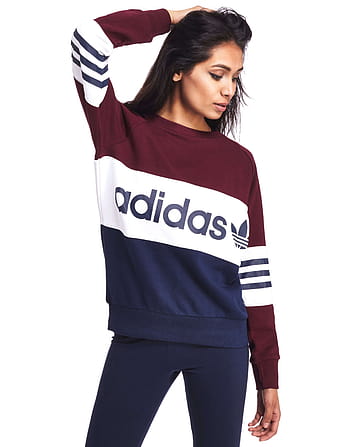 Sobriquette alkohol lunken Adidas originals street crew sweatshirt HD wallpapers | Pxfuel