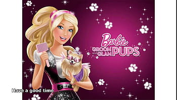 Barbie on dog HD wallpapers | Pxfuel