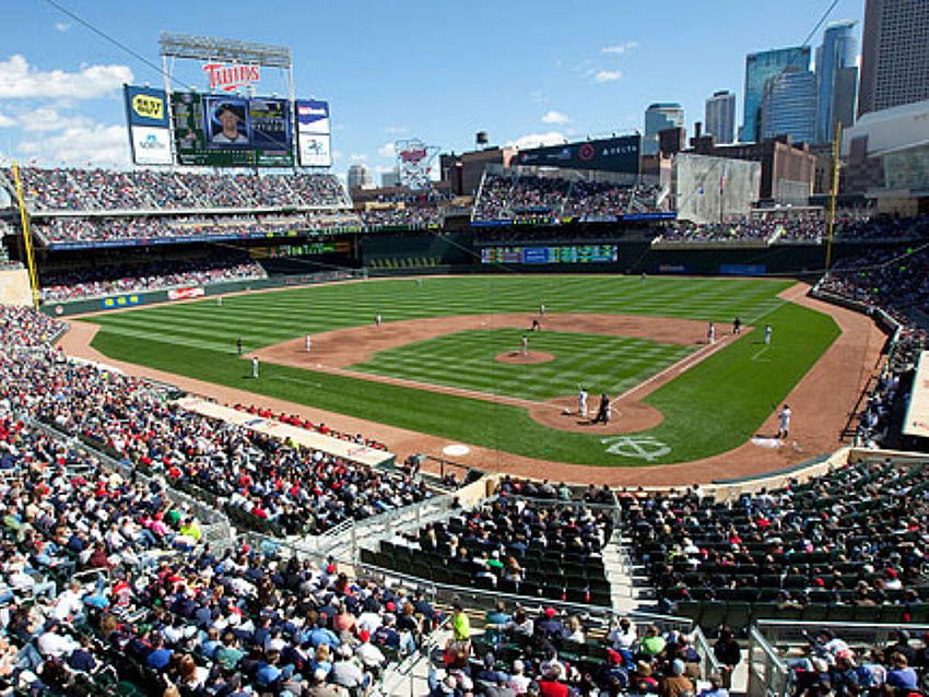 Where to Eat at Target Stadium, Home of the Twins, target field HD wallpaper