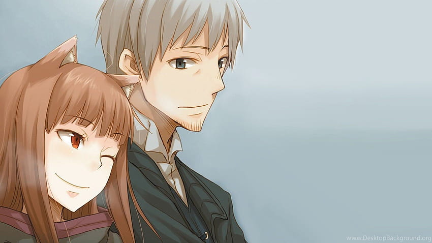 Boy And Girl Anime Spice And Wolf And, anime boy wolf HD wallpaper