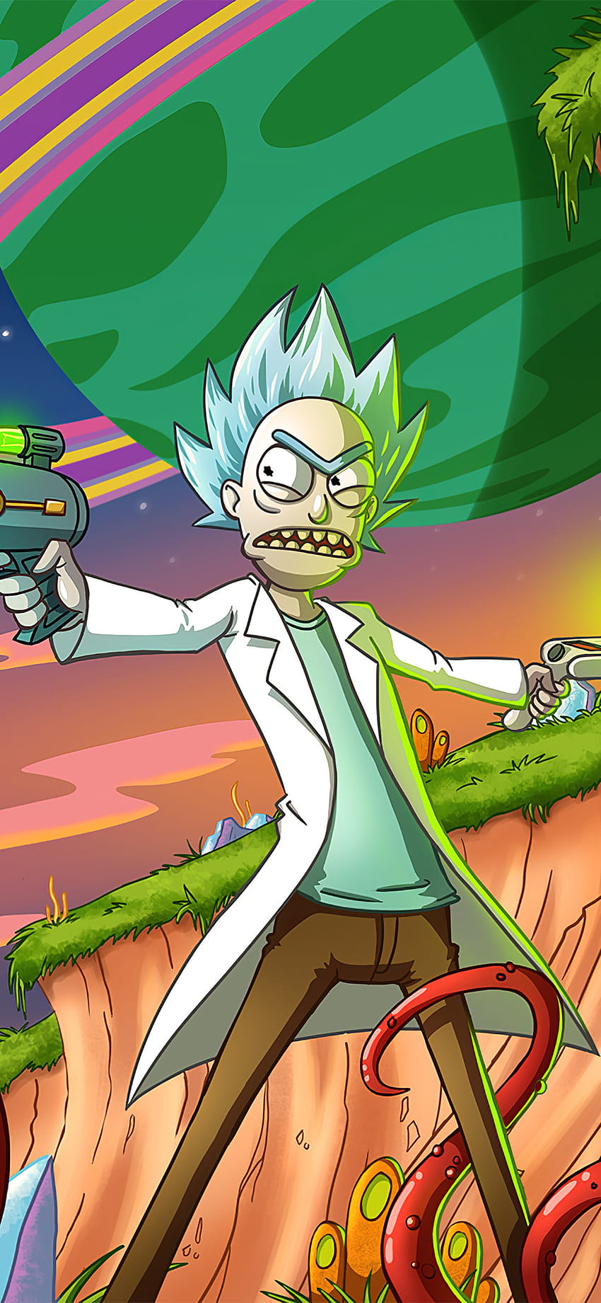 1125x2436 Rick And Morty Fan Art Iphone XS,Iphone 10,Iphone X HD