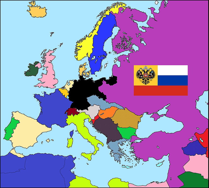 Updated Russian Empire WW1 victory map : imaginarymaps, ww1 map HD wallpaper