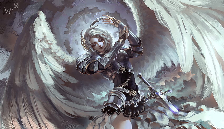 Women Fantasy Art Angel Artwork Sword And HD Wallpaper Pxfuel