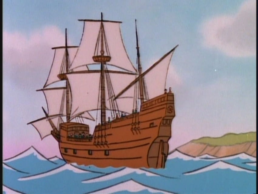 Esta é a América, Charlie Brown: The Mayflower Voyagers papel de parede HD