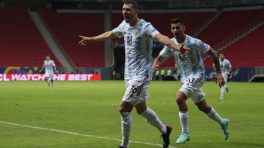 Copa America: Früher Kopfball sichert 1, Argentinien Copa America HD-Hintergrundbild