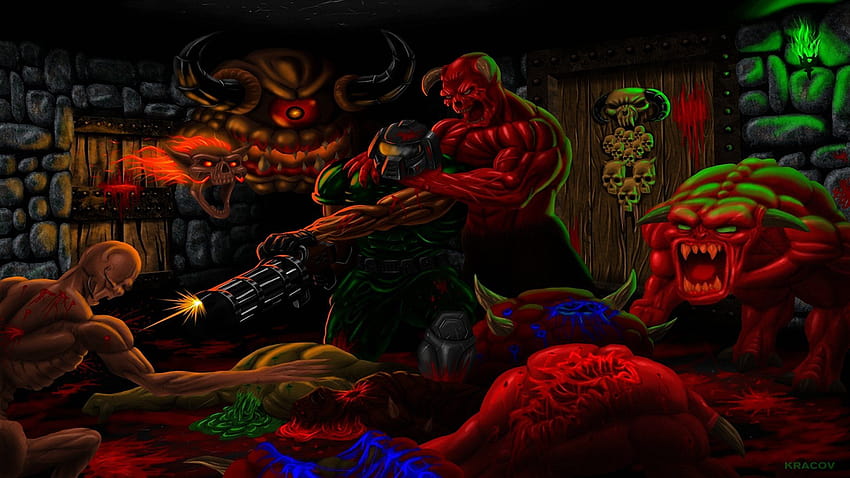 Classic Doom HD wallpaper
