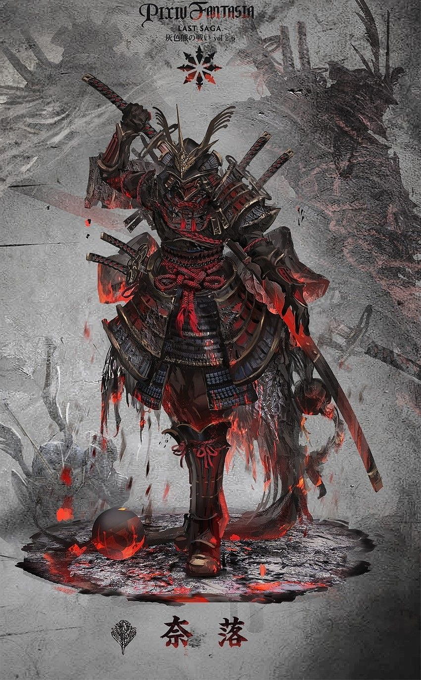 Grafika Samuraj Anime, sztuka samurajska Tapeta na telefon HD
