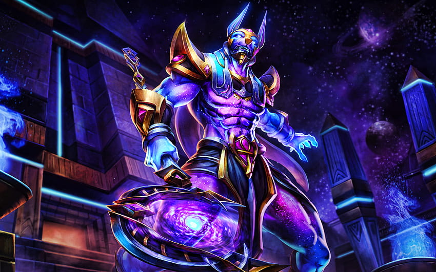Anubis, darkness, Smite God, 2019 games, Smite, MOBA, Smite characters, Anubis Smite with resolution 3840x2400. High Quality HD wallpaper