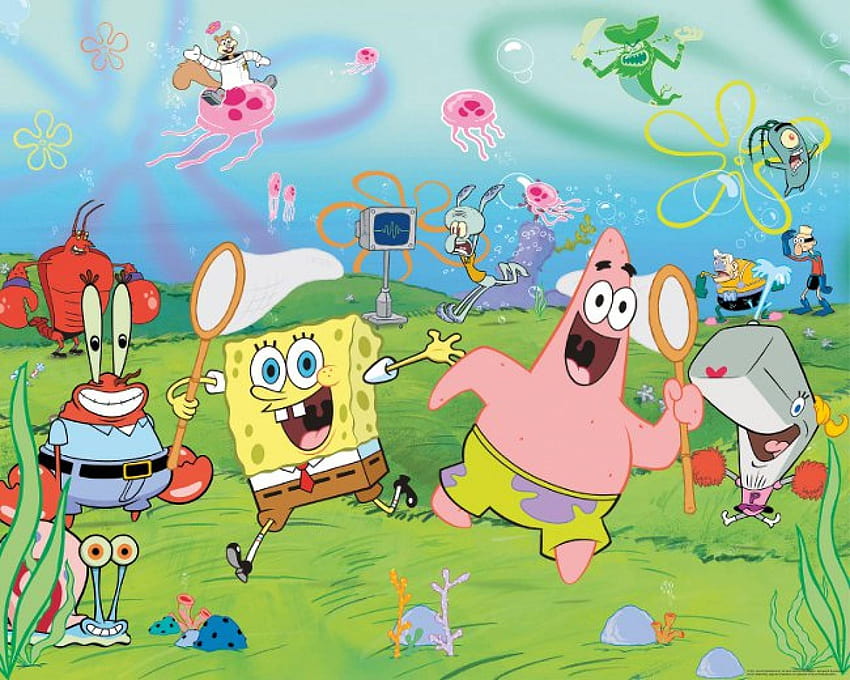 SpongeBob Characters , Backgrounds HD wallpaper | Pxfuel