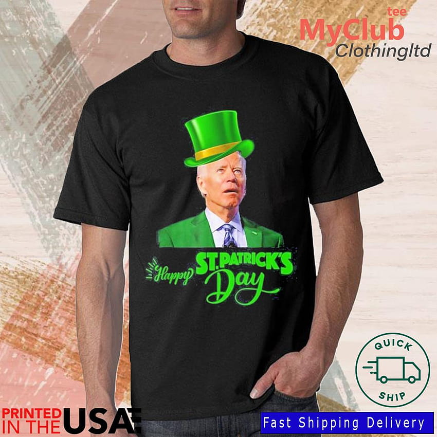 Happy St Patricks Day Leprechaun Joe Biden 2022 Camisa, suéter, moletom com capuz e manga comprida, senhoras, regata Papel de parede de celular HD