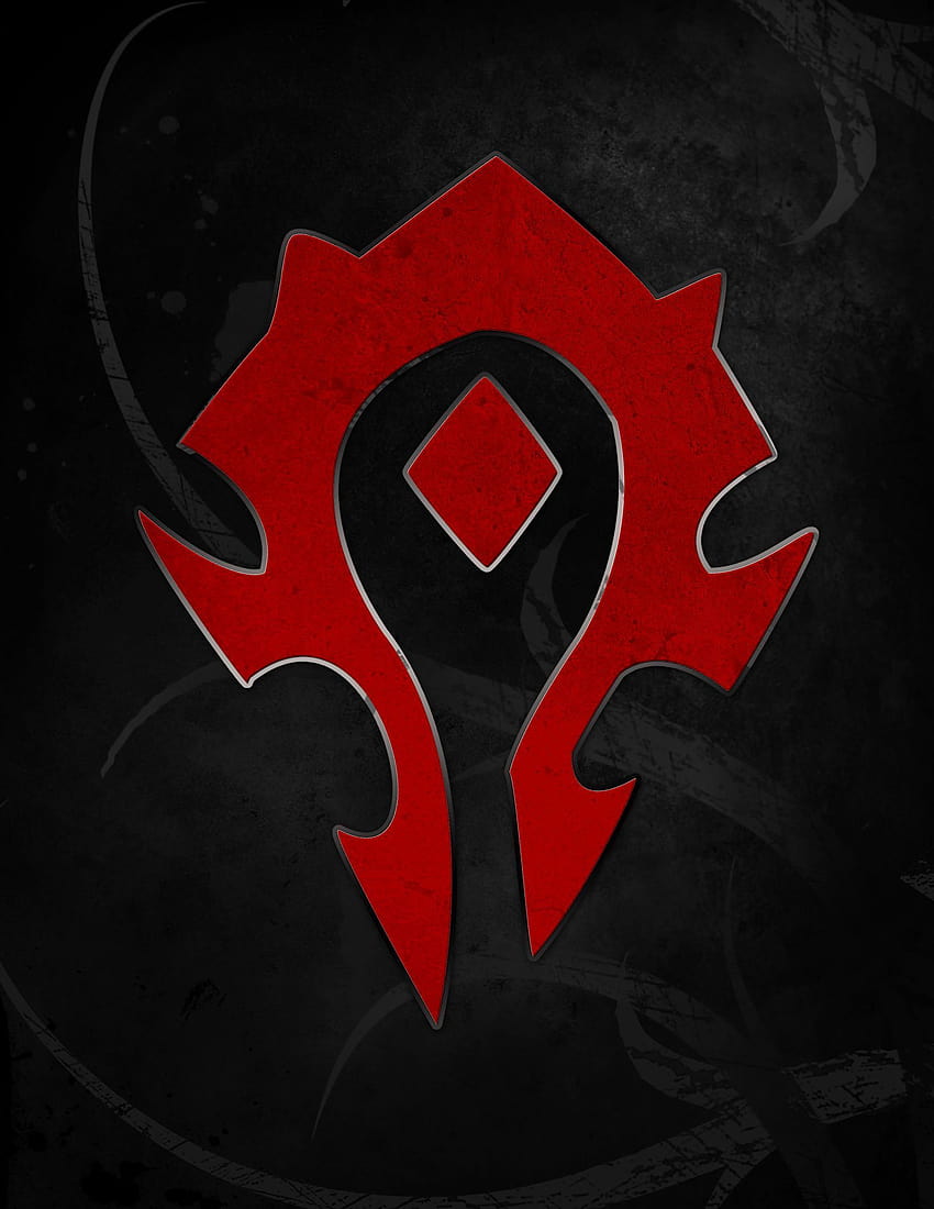 World of Warcraft: ¿Símbolo de la horda?, iphone del símbolo de la horda fondo de pantalla del teléfono