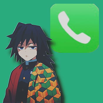 Anime boy flat app icon with long shadow Vector Image