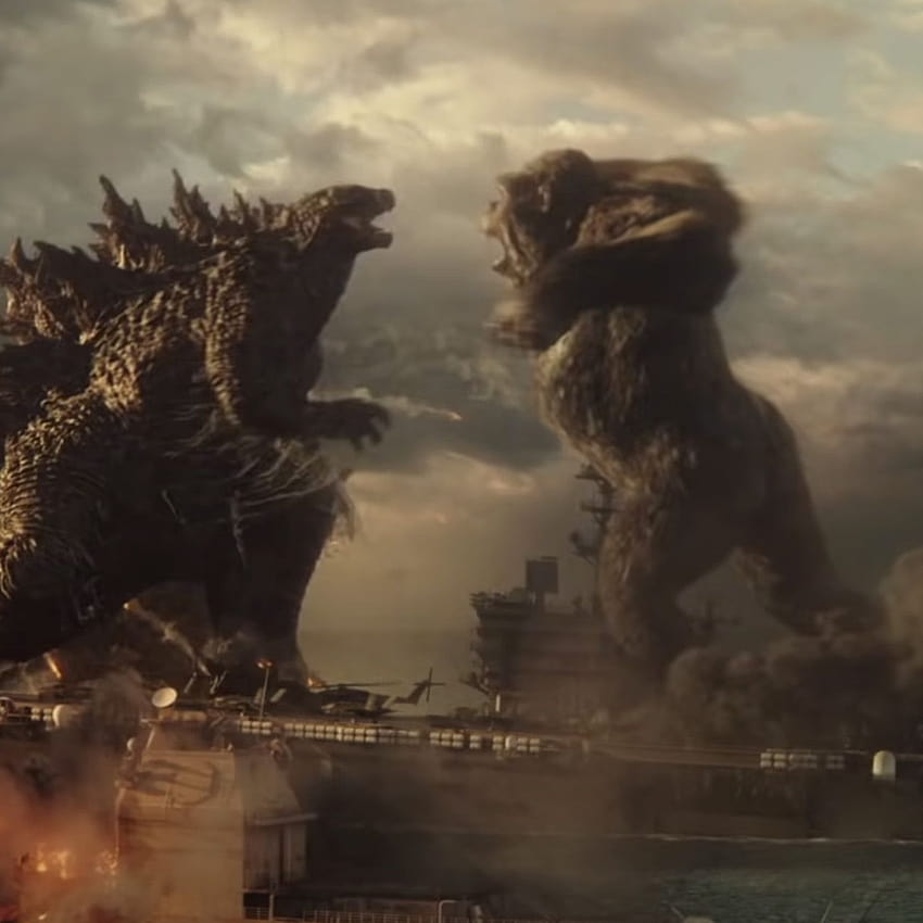 Трейлър на Godzilla vs. Kong: Изданието на HBO Max представя филма за сбиване, Godzilla vs. Kong HD тапет за телефон