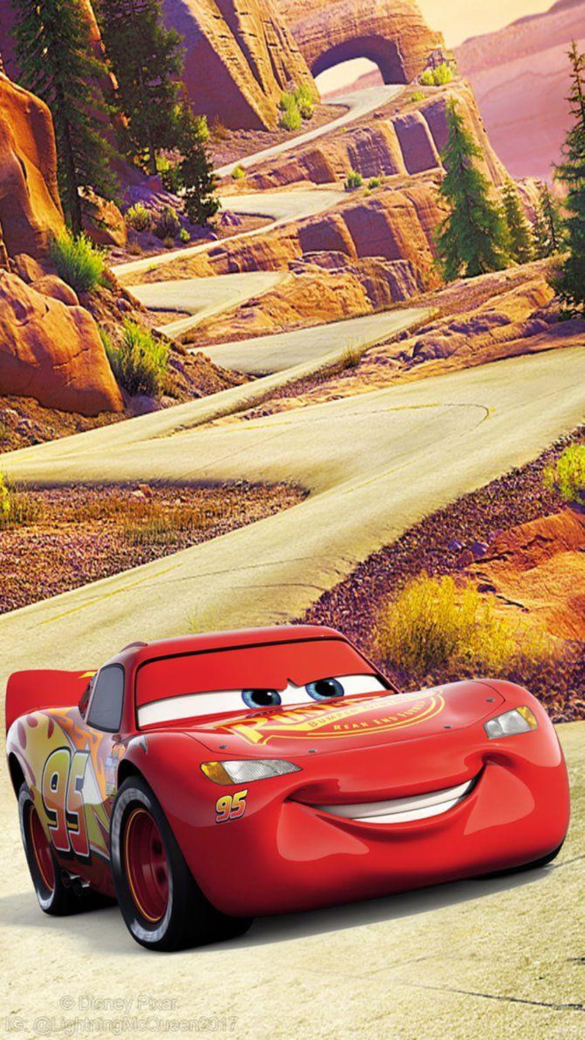 3 Lightning McQueen, lightning mcqueen iphone HD phone wallpaper