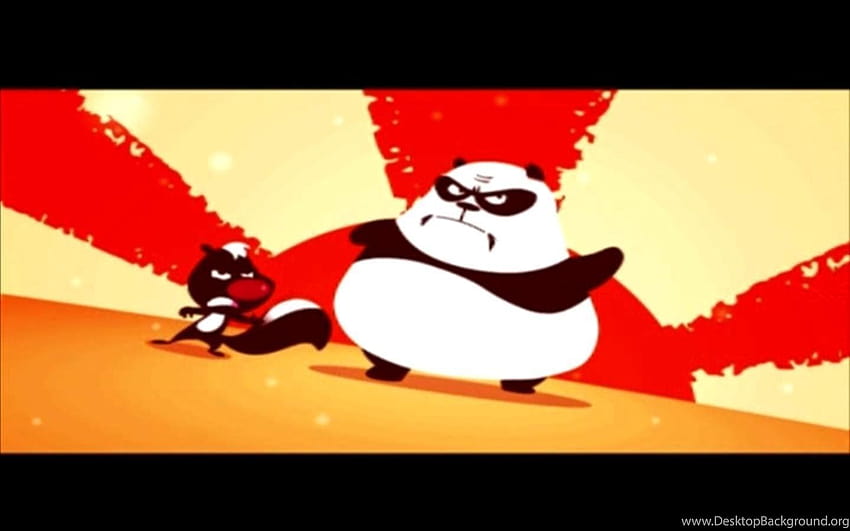 Skunk & Panda Skunk Fu! HD wallpaper