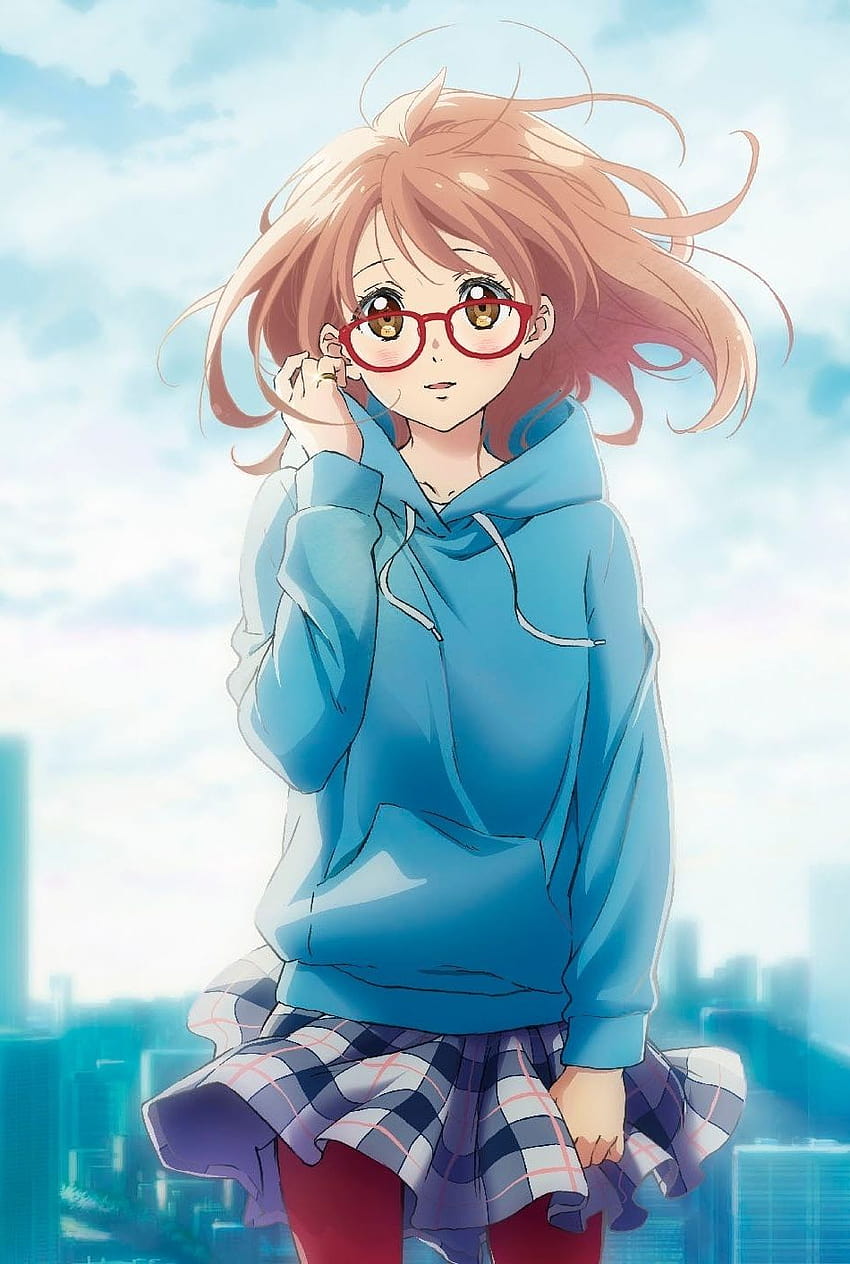 Cute Anime Gamer Girl with Glasses, le migliori ragazze anime dolcemente kawaii Sfondo del telefono HD