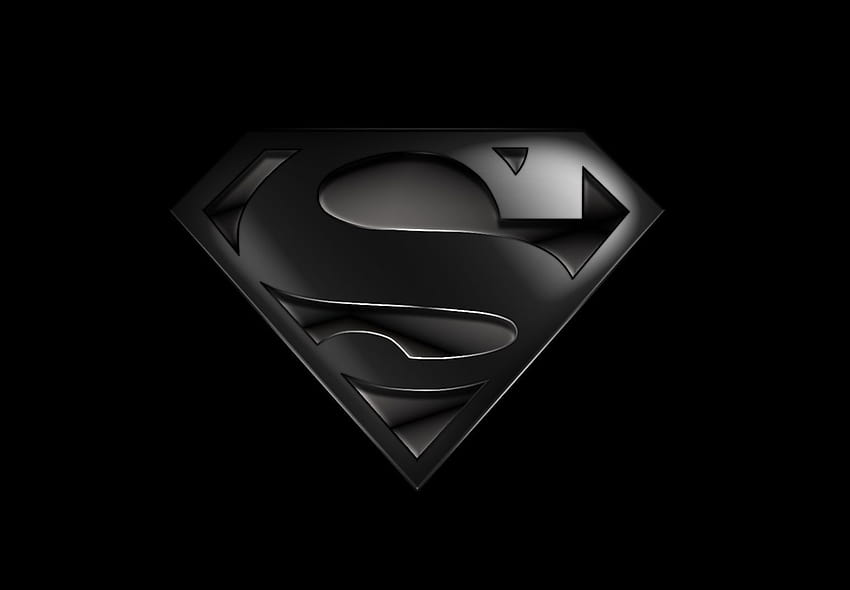 Schwarzer Supermann HD-Hintergrundbild