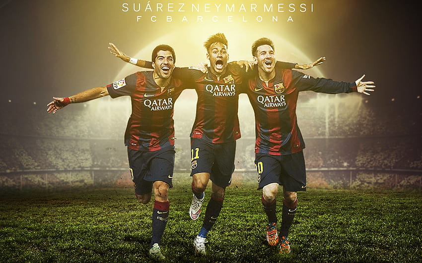 Messi Suarez Neymar, ronaldo messi neymar Wallpaper HD