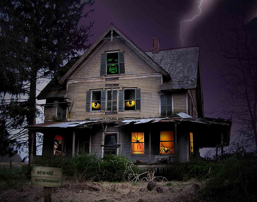 halloween+haunted+houses, halloween ghosts HD wallpaper