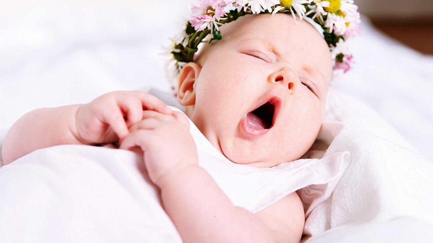 Of Yawning Baby So Sweet New new Quit High HD wallpaper