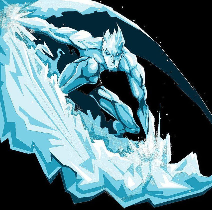Ice Man by Coulter Rail by CoulterRail, iceman marvel HD wallpaper