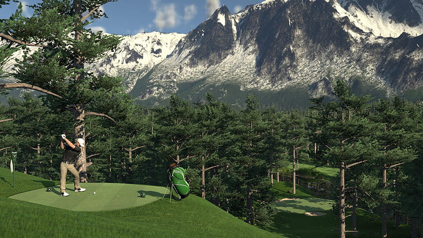 Klub golfowy jest dostępny dzisiaj na Xbox One i PC, pojawi się na PS4 później, w miesiącu golfa Tapeta HD