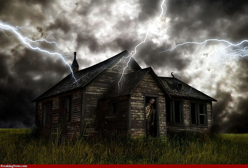 old haunted houses, old home HD wallpaper