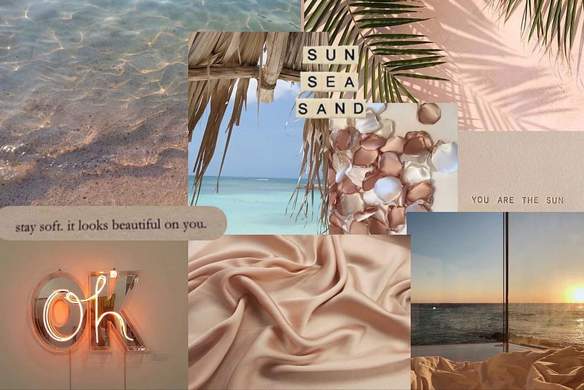 aesthetic summer macbook HD wallpaper
